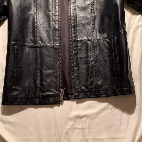 Men’s leather coat - Picture 2 of 8